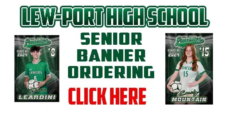 2026 Lewport HS Senior Banners ordering artwork